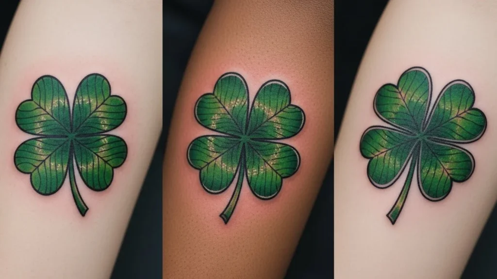 22 Bold Green Clover Tattoos That Feel Fresh