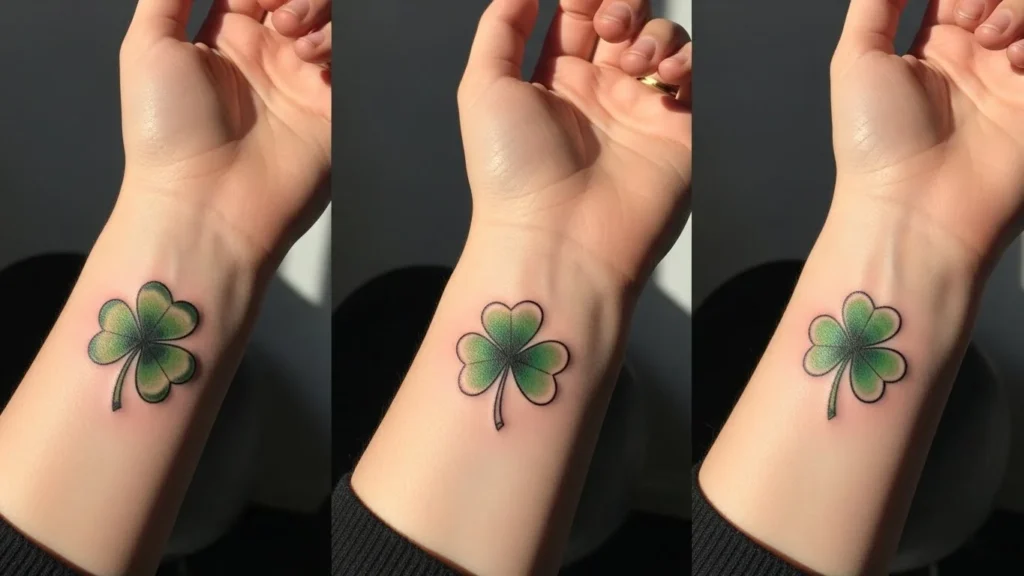 24 Chic Shamrock Wrist Tattoos You’ll Love