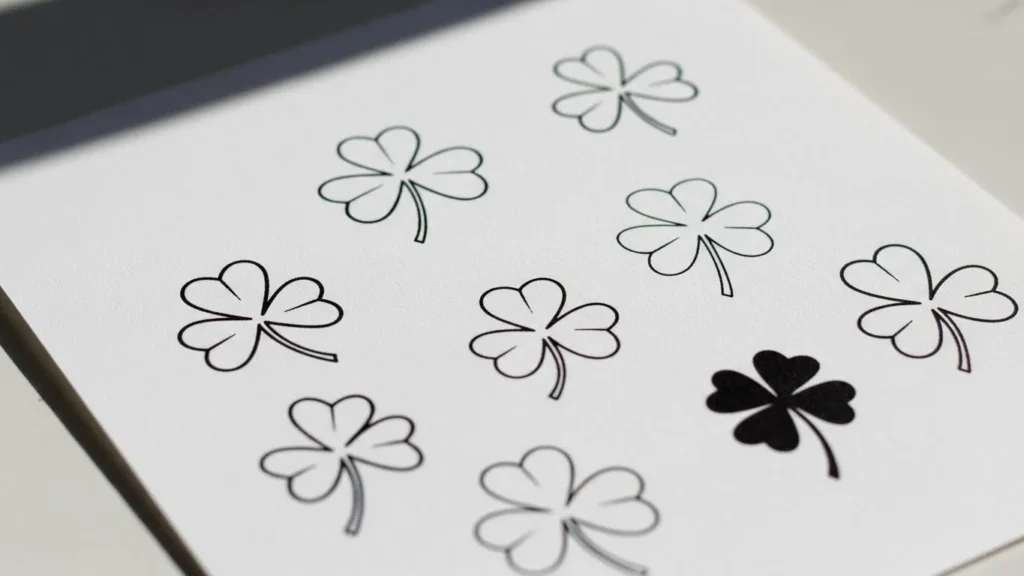 23 Clean Shamrock Line Tattoos That Look Modern
