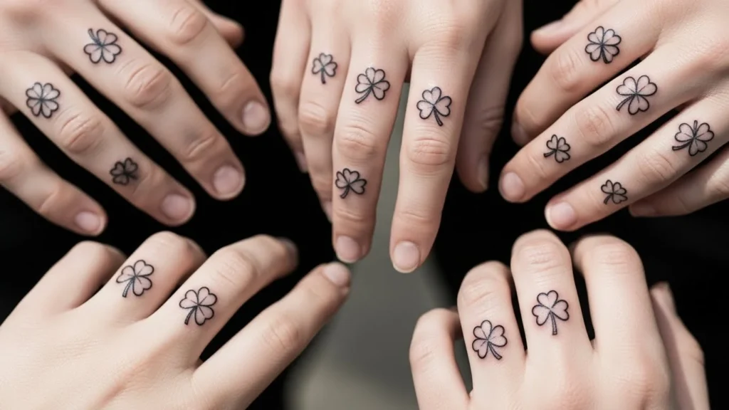 21 Cute Shamrock Finger Tattoos With Minimal Ink