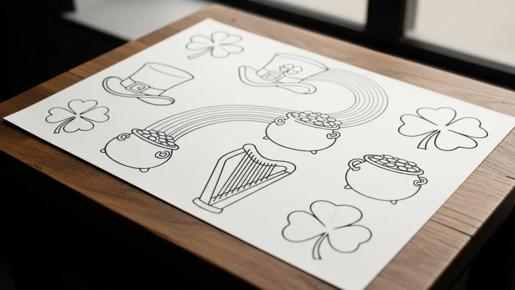 29 Must-See St Patrick Tattoo Flash Sheet Ideas