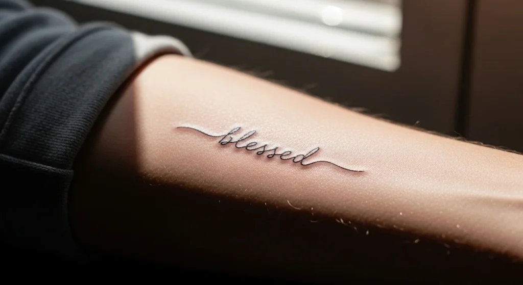 22 Beautiful Blessed Tattoo Ideas That Feel Personal and Powerful