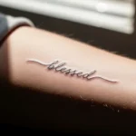 22 Beautiful Blessed Tattoo Ideas That Feel Personal and Powerful