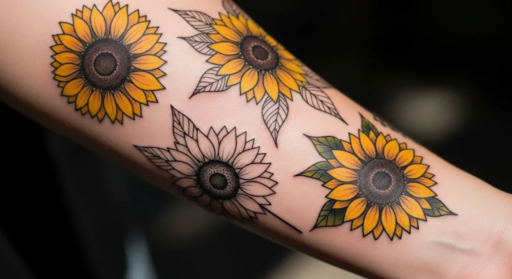 22 Beautiful Sunflower Tattoo Ideas That Feel Meaningful and Aesthetic