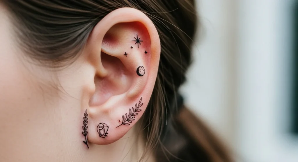 24 Cute Behind-the-Ear Tattoo Ideas That Feel Subtle but Powerful
