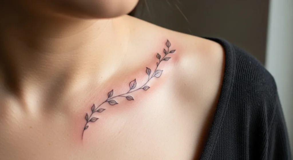 How to Get a Fine Line Tattoo on the Collarbone