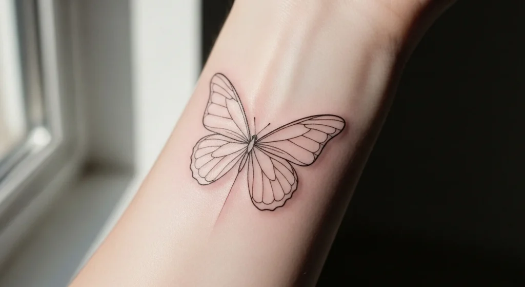 How to Get a Fine Line Butterfly Tattoo