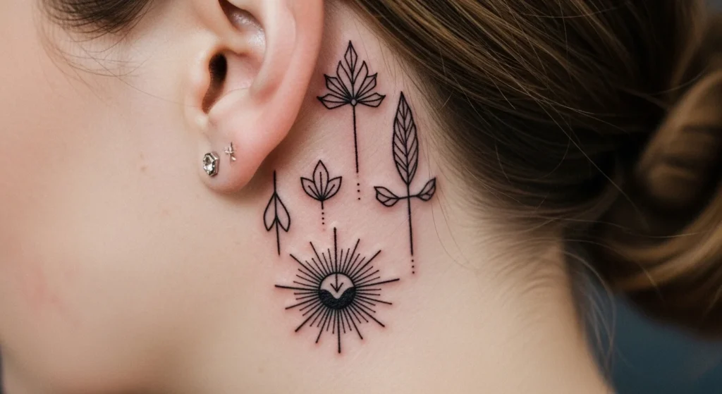 23 Stunning Behind-the-Ear Tattoo Ideas That Look So Aesthetic