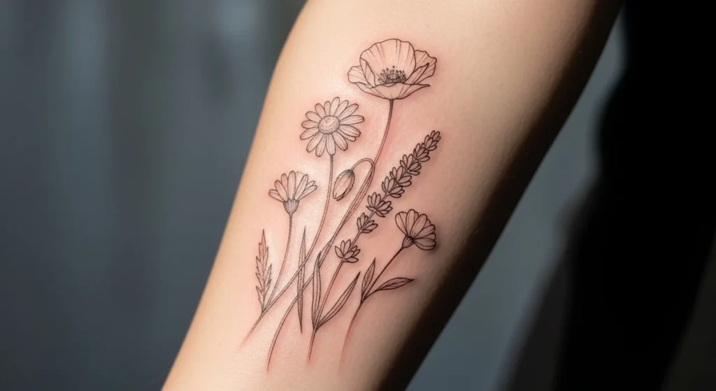 How to Choose a Fine Line Floral Tattoo Design