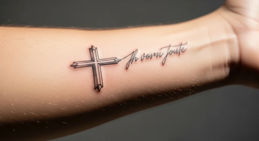 26 Meaningful Blessed + Cross Tattoo Ideas That Feel Faith-Filled